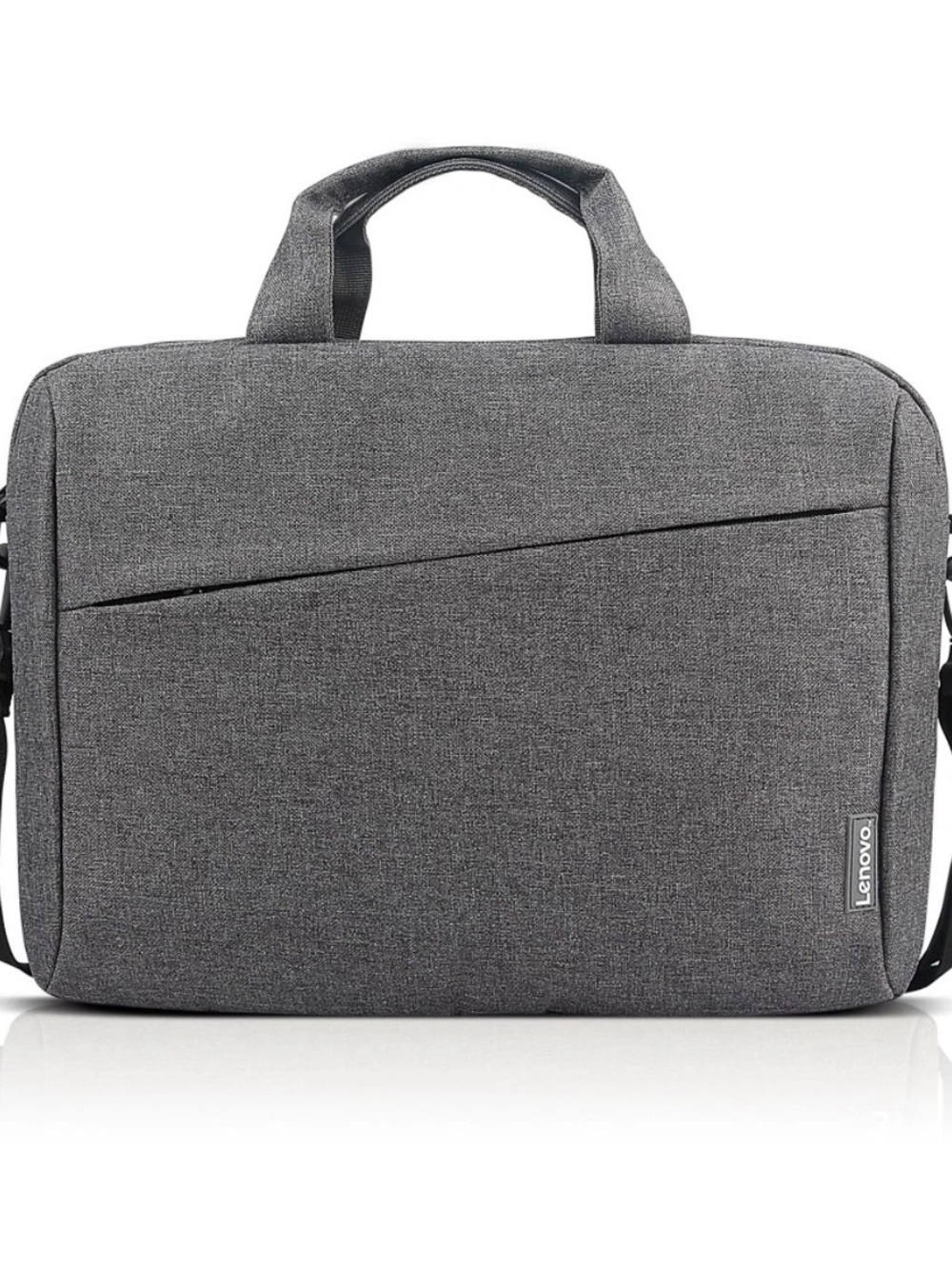 Lenovo 15.6” Gray Laptop Briefcase - Slim Professional Carry Bag